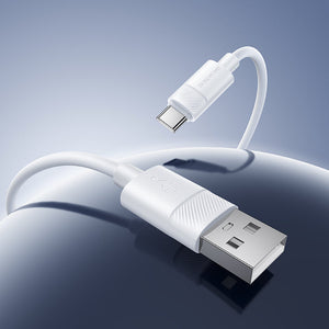 Borofone Silicone USB-C to USB-C 60W Fast Charging Cable for Phones and Tablets