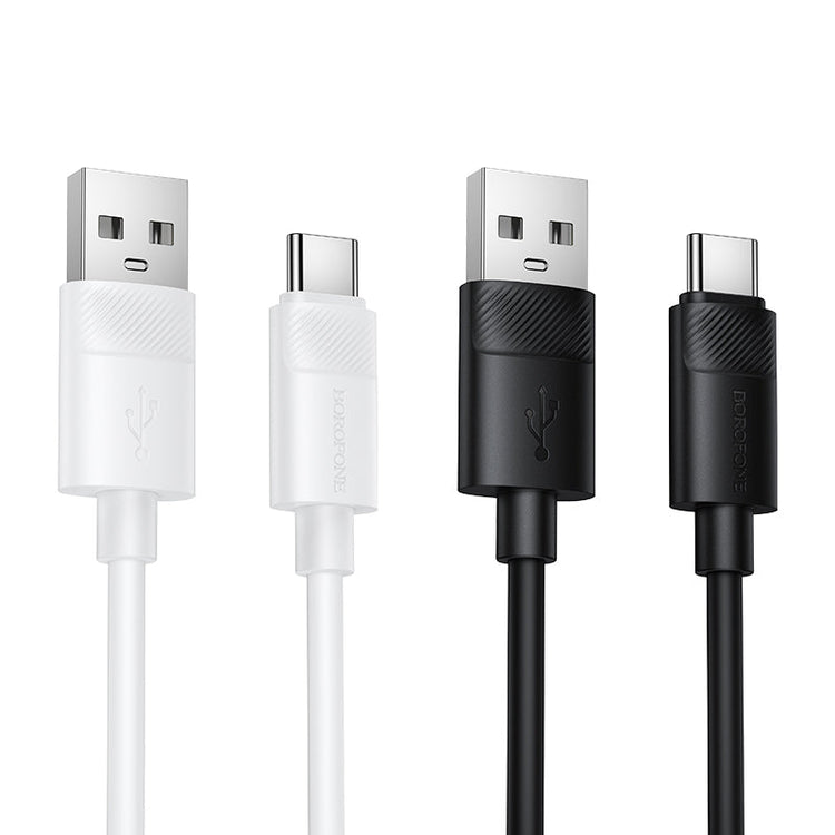 Borofone Silicone USB-C to USB-C 60W Fast Charging Cable for Phones and Tablets