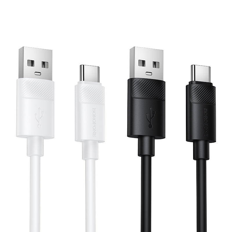 Borofone Silicone USB-C to USB-C 60W Fast Charging Cable for Phones and Tablets