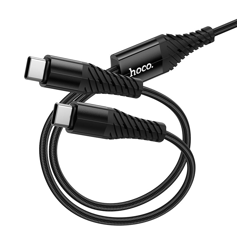 Hoco 2-in-1 USB-C to USB-C and Lightning Charging Cable for Two Devices