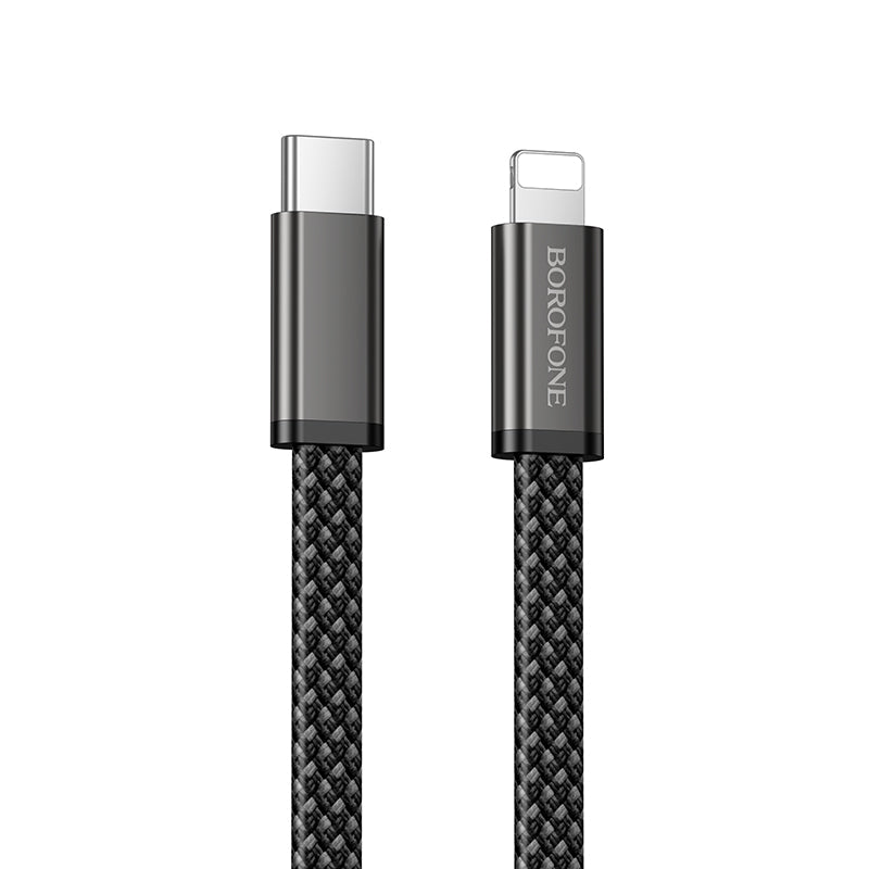Borofone Slim USB-C to Lightning PD30W Fast Charging Cable for iPhone and iPad