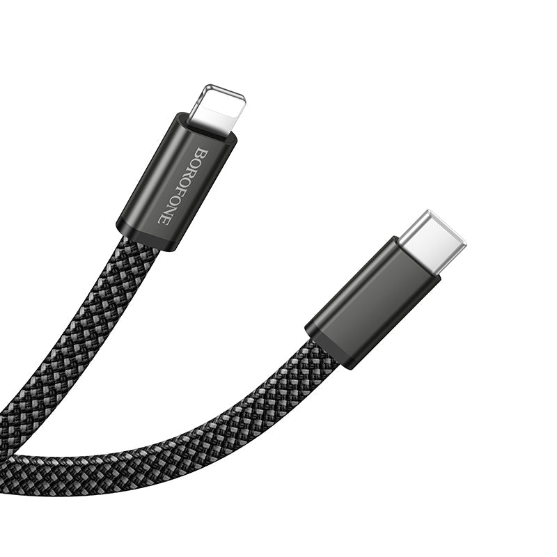 Borofone Slim USB-C to Lightning PD30W Fast Charging Cable for iPhone and iPad