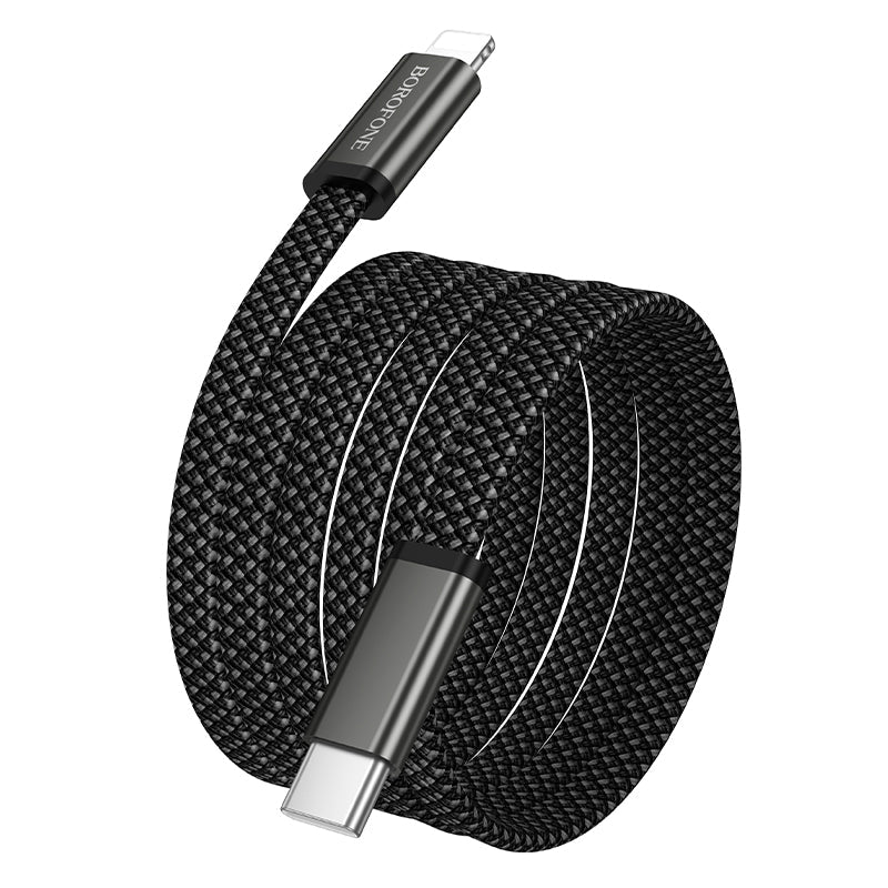 Borofone Slim USB-C to Lightning PD30W Fast Charging Cable for iPhone and iPad
