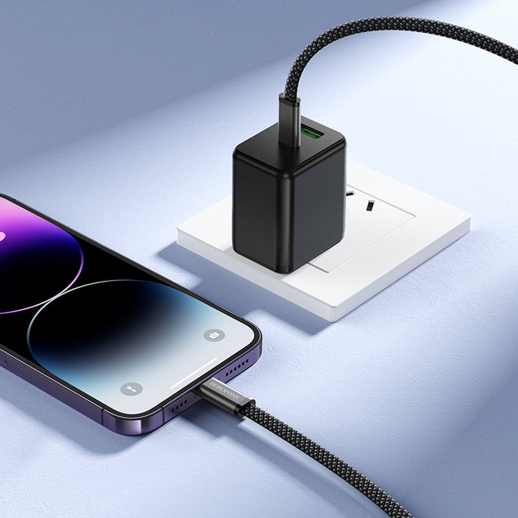 Borofone Slim USB-C to Lightning PD30W Fast Charging Cable for iPhone and iPad