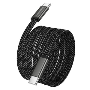 Borofone Slim USB-C to USB-C 60W Fast Charging Data Cable for Phones and Tablets
