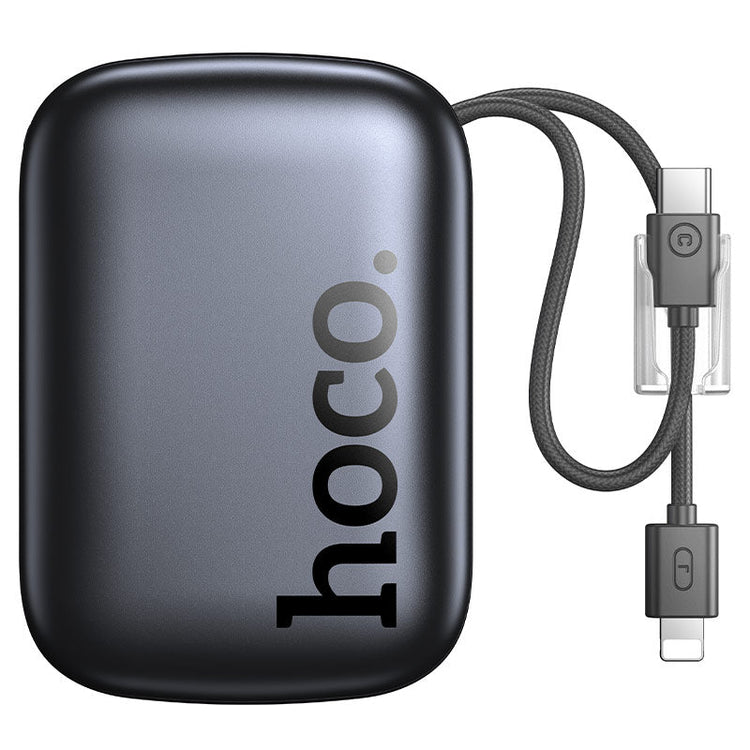 Hoco 20000mAh Power Bank with 2 Built-In Cables 22.5W PD20W Fast Charging Portable Charger