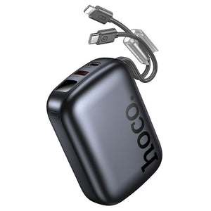 Hoco 20000mAh Power Bank with 2 Built-In Cables 22.5W PD20W Fast Charging Portable Charger