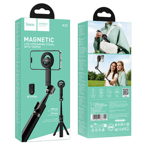 Hoco 90cm MagSafe Magnetic Selfie Stick and Tripod with Bluetooth Remote