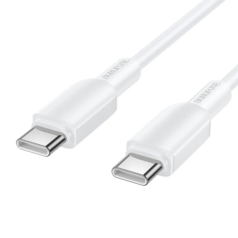 Borofone USB-C to USB-C 60W Fast Charging Cable for Laptops, Phones and Tablets