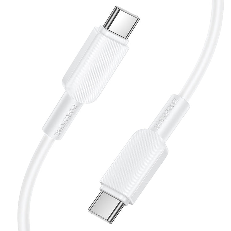 Borofone USB-C to USB-C 60W Fast Charging Cable for Laptops, Phones and Tablets