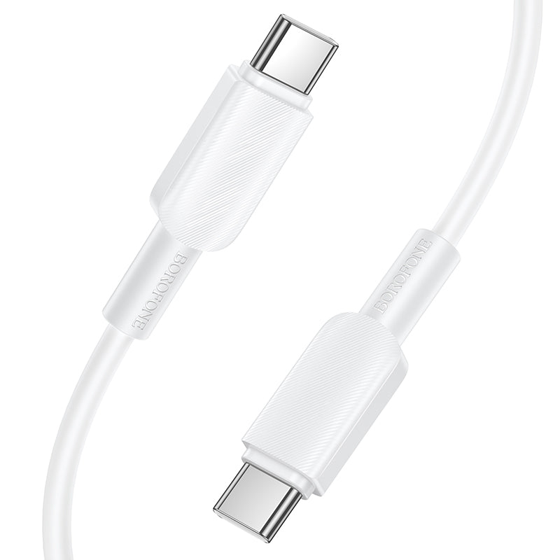 Borofone USB-C to USB-C 60W Fast Charging Cable for Laptops, Phones and Tablets