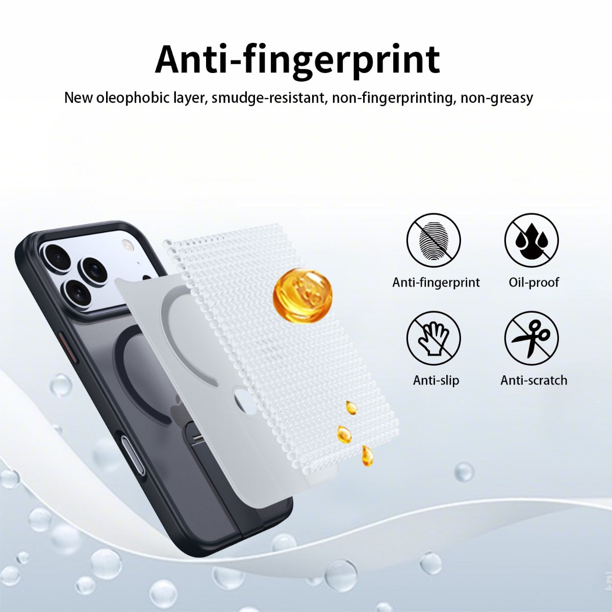Blacktech iPhone 18 Pro KickStand Mag Case MagSafe Magnetic Protective
