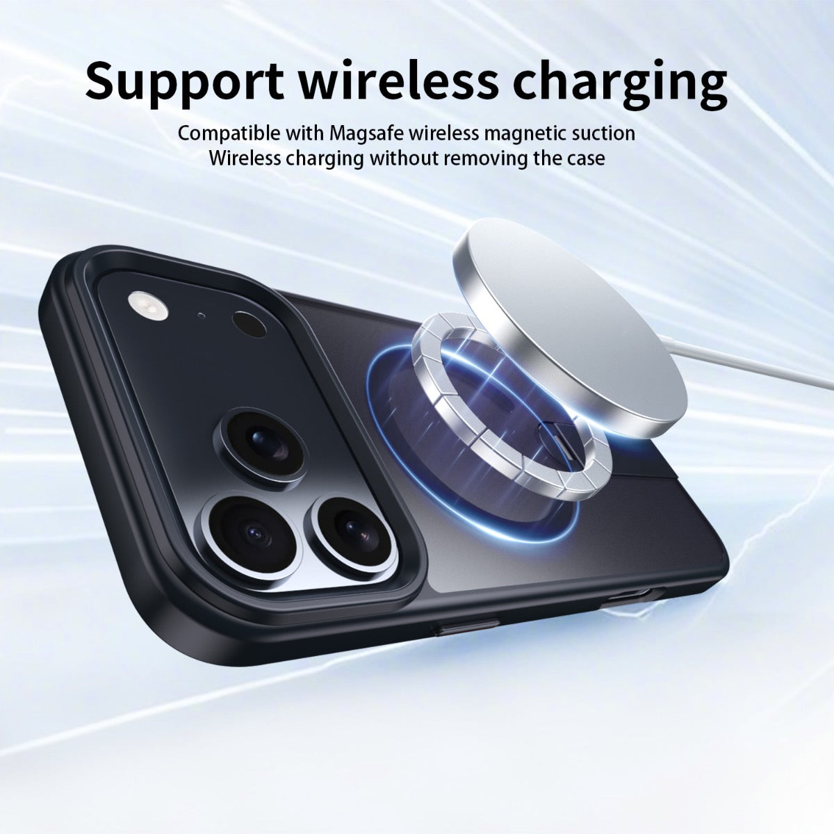 Blacktech iPhone 18 Pro KickStand Mag Case MagSafe Magnetic Protective