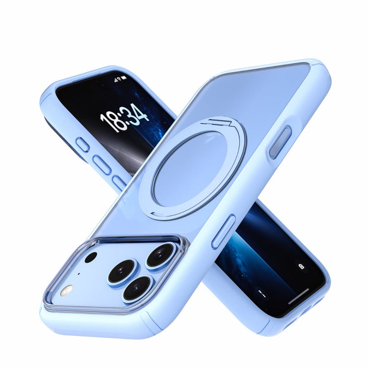 Blacktech iPhone 17 Pro Stay Clear Ring Case MagSafe Magnetic Kickstand