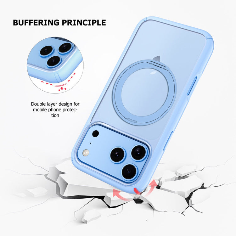 Blacktech iPhone 18 Pro Max Stay Clear Ring Case MagSafe Magnetic Kickstand