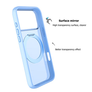 Blacktech iPhone 17 Pro Max Stay Clear Ring Case MagSafe Magnetic Kickstand