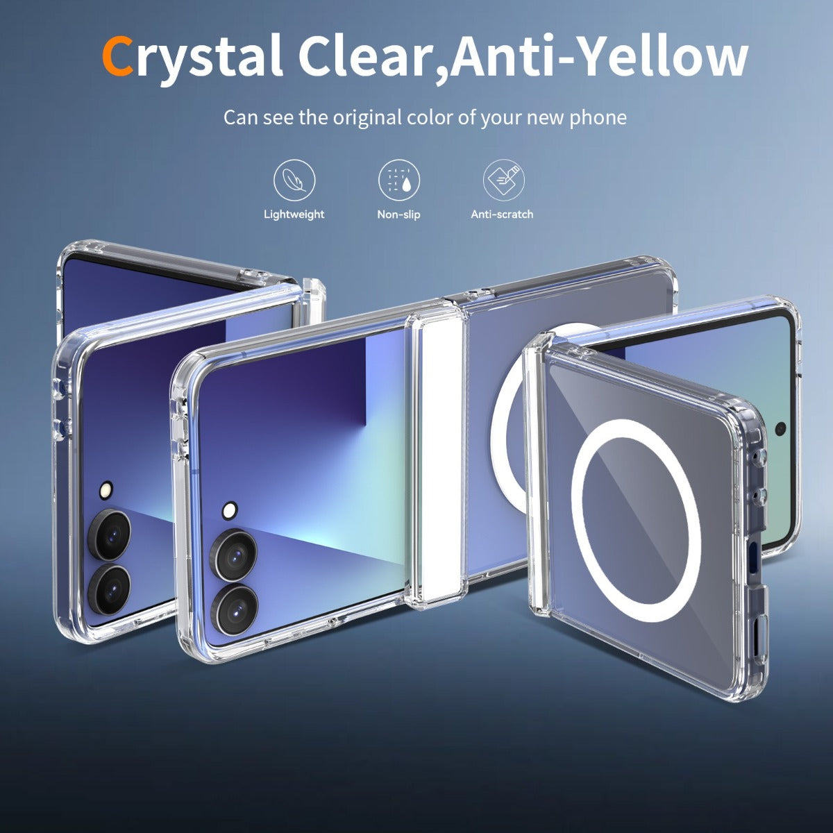Blacktech Samsung Galaxy Z Flip 8 Stay Clear With Hinge Protection MagSafe Magnetic