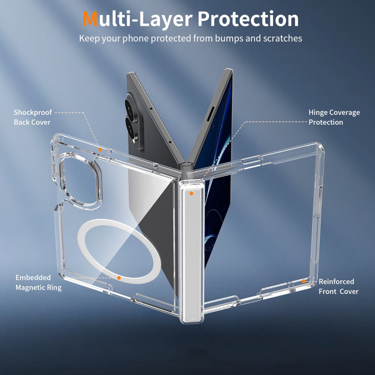 Blacktech Samsung Galaxy Z Fold 8 Stay Clear With Hinge Protection MagSafe Magnetic