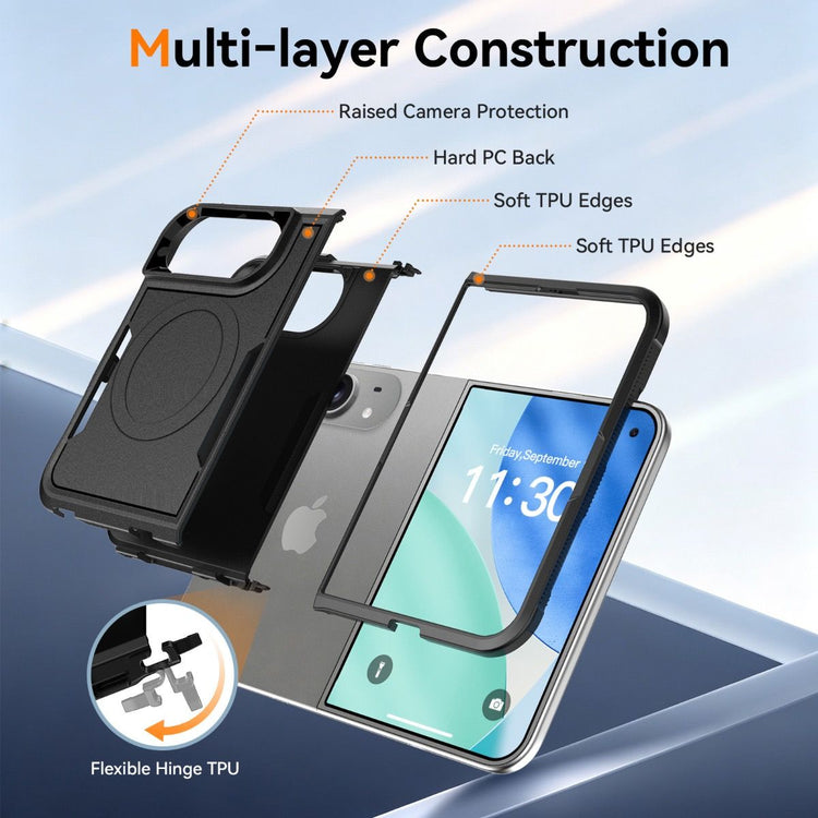Blacktech iPhone Duo Commuter MagSafe Case