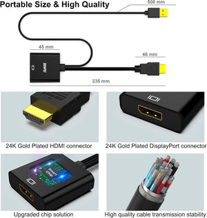 BENFEI HDMI to DisplayPort Adapter details