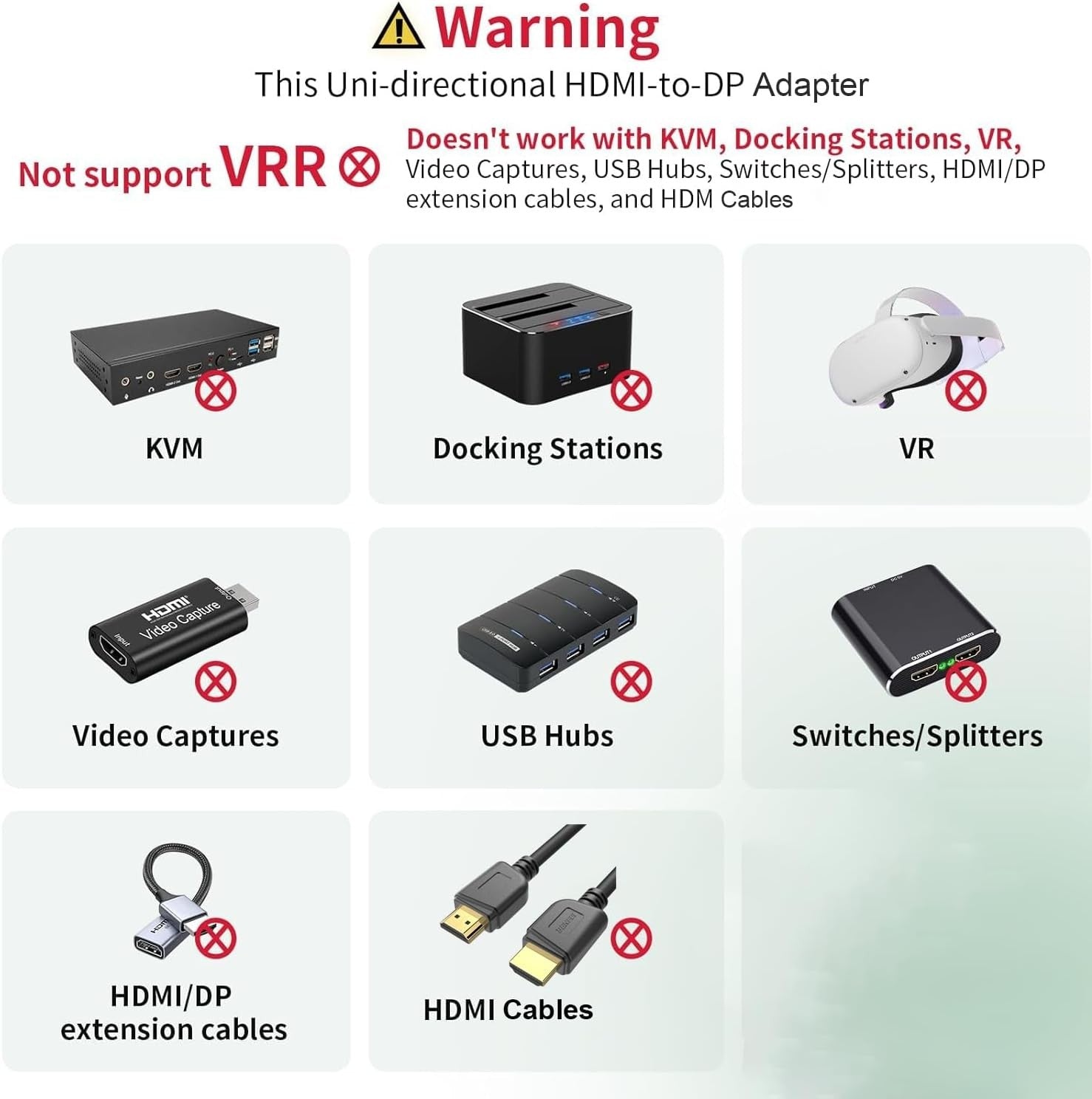 BENFEI HDMI to DisplayPort Adapter details