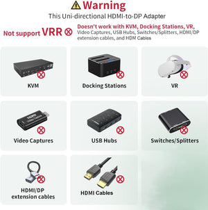 BENFEI HDMI to DisplayPort Adapter details