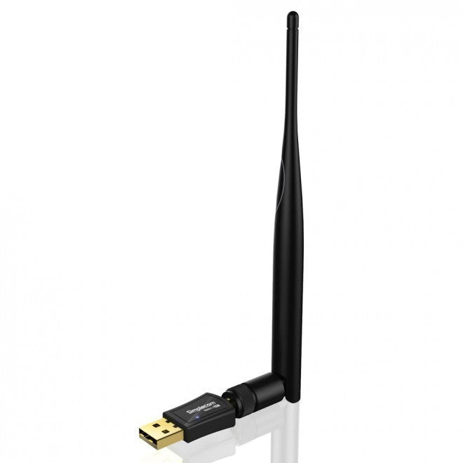 Simplecom AC600 WiFi Dual Band USB Adapter with 5dBi High Gain Antenna