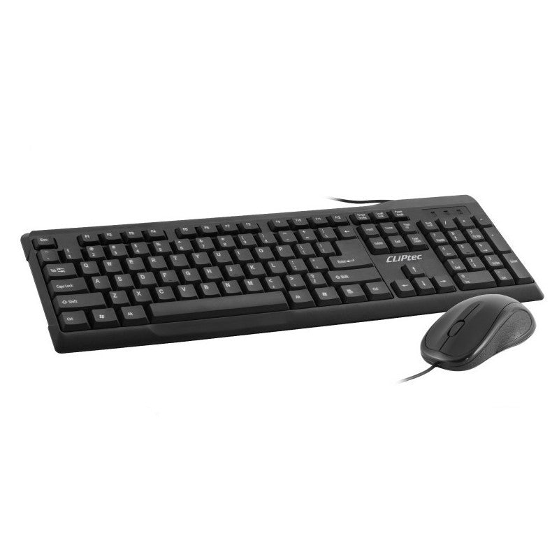 Cliptec Keyboard Optical Mouse Combo USB Wired