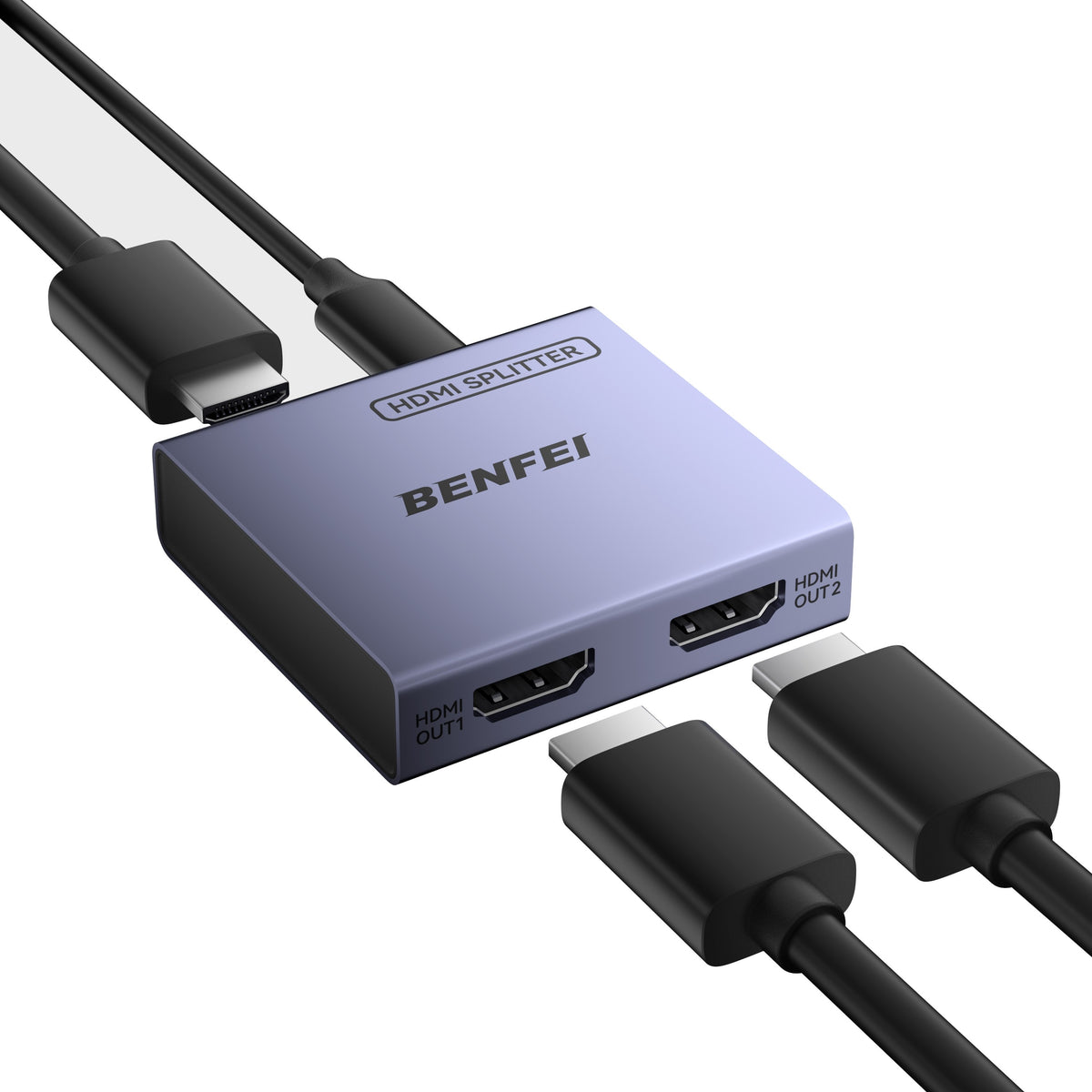 BENFEI HDMI Splitter 1 In 2 Out 4K 60Hz