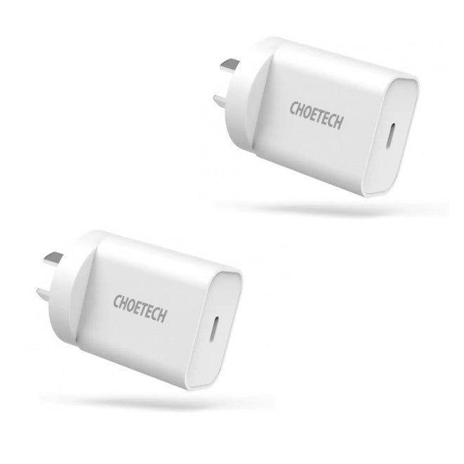 Choetech 20W USB-C Wall Charger QC 3.0 Power Adapter [2 Pack]