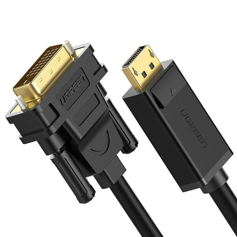 UGREEN DisplayPort DP to DVI 24+1 Gold Plated Cable