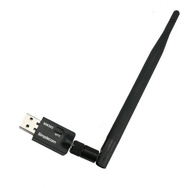 Simplecom USB Wireless N WiFi Adapter 300Mbps 5dBi Antenna