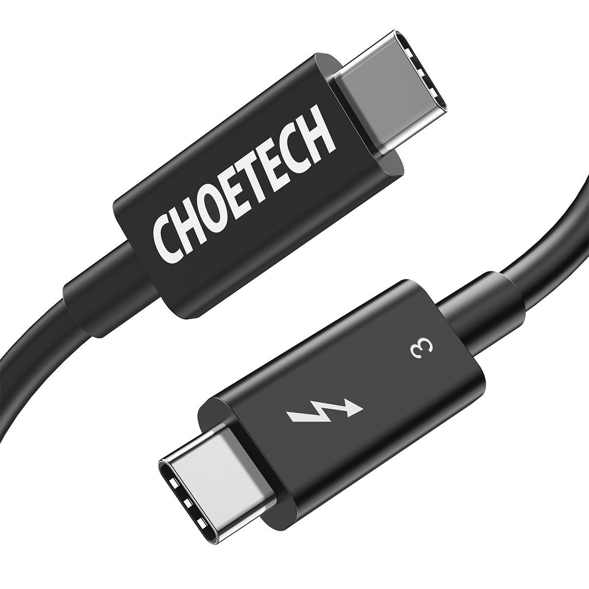 Choetech Thunderbolt 3 TB3 Cable 40Gbps 100W 5K Display 0.8m