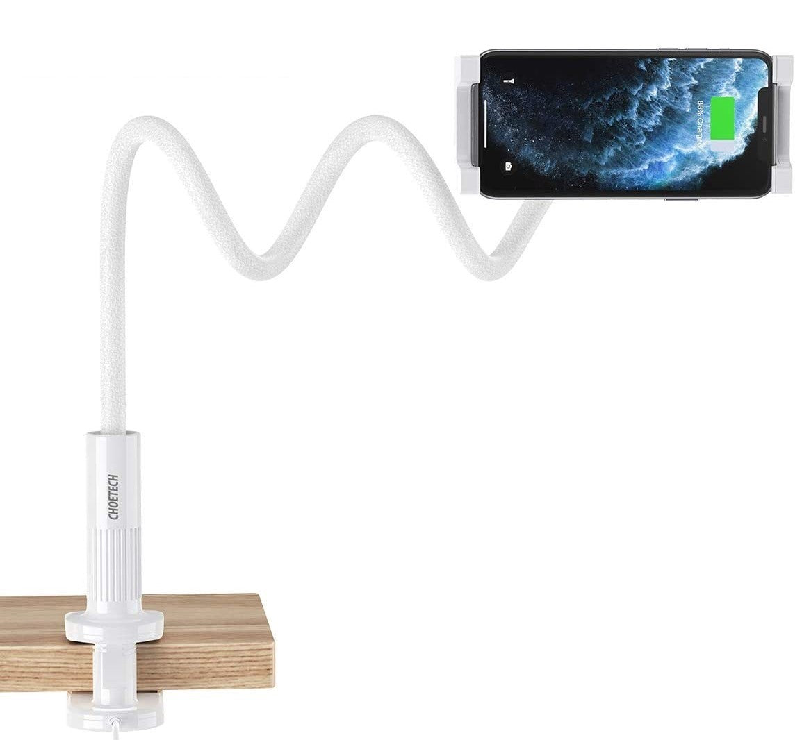 Choetech Gooseneck 360 Adjustable Phone Holder Wireless Charger