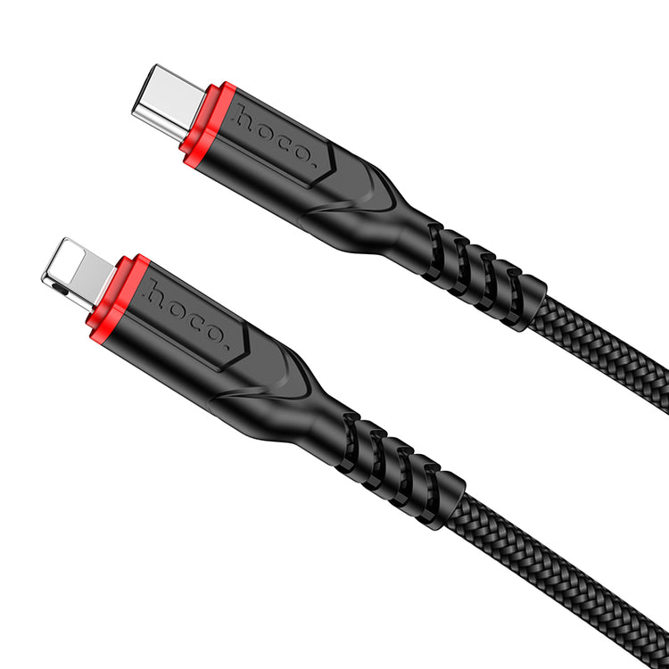 Hoco USB-C to Lightning PD Fast Charging Cable 200cm Nylon Braided Data Sync X59