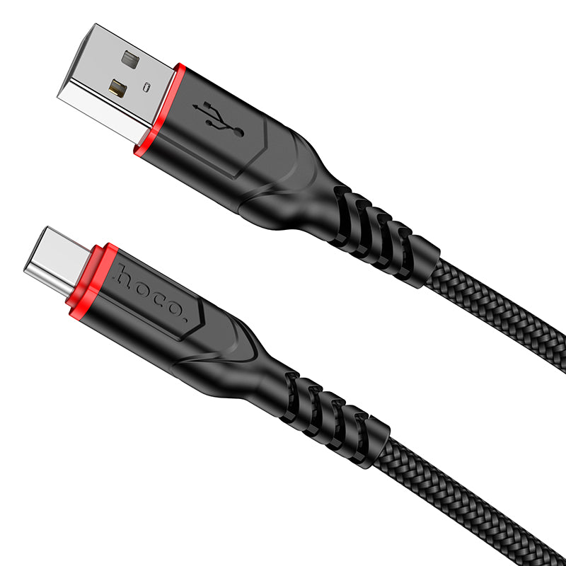 Hoco USB-A to USB-C Charging Cable Nylon Braided Fast Charging Data Sync X59