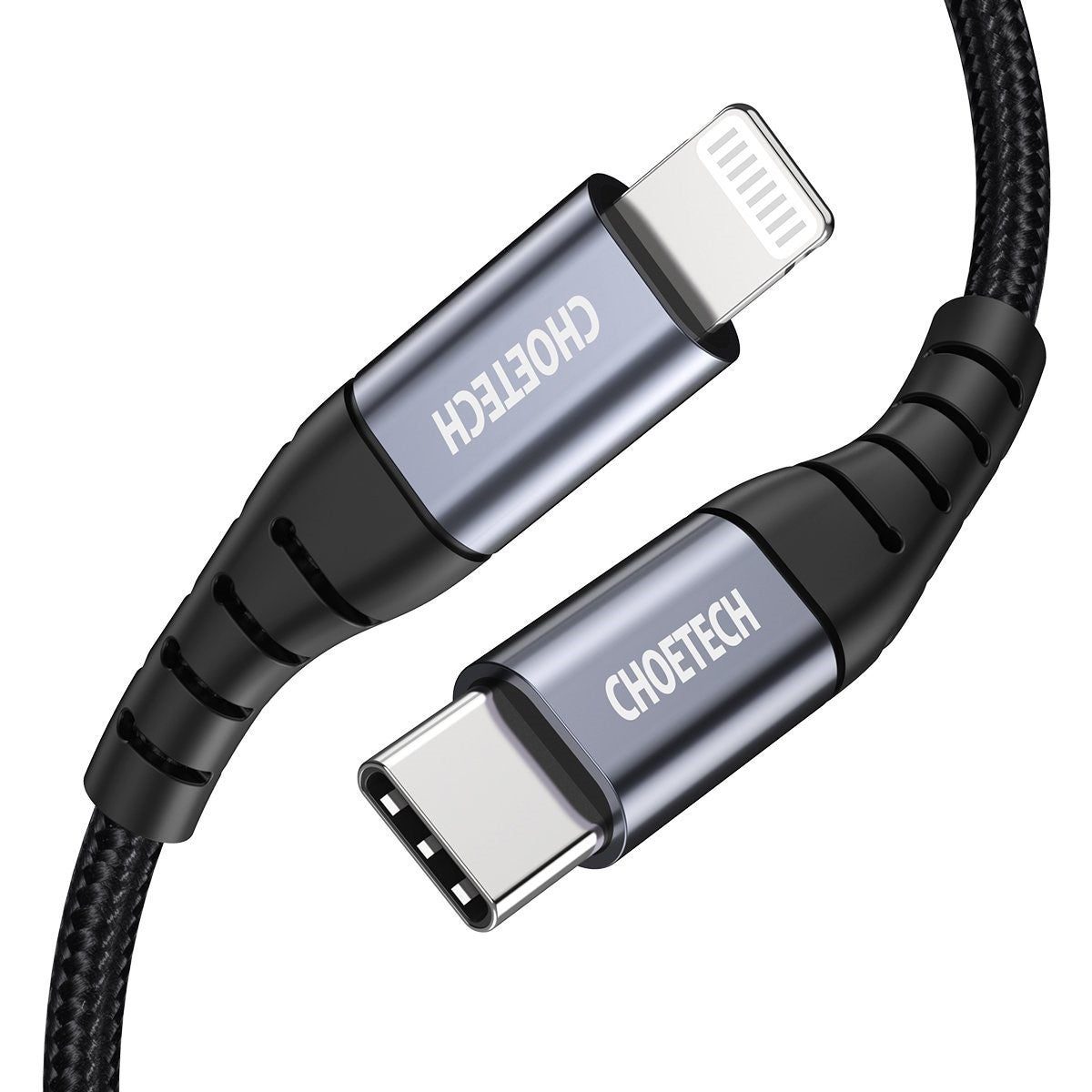 Choetech MFi Certified USB-C to Lightning Braided Cable