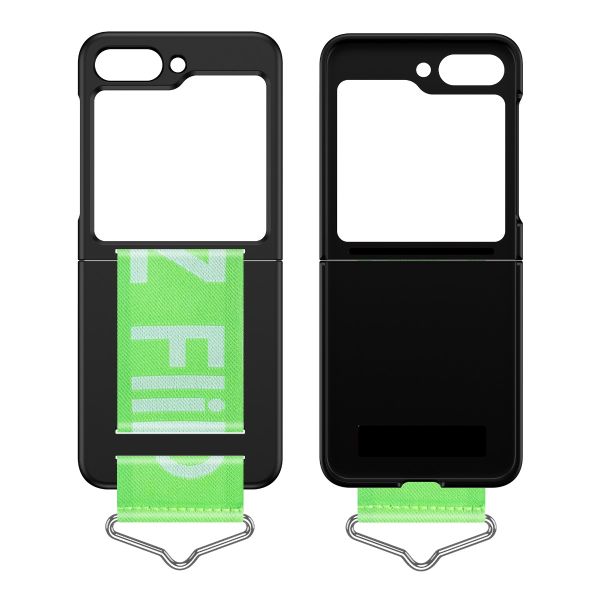 Blacktech Samsung Galaxy Z Flip 6 / 7 FE Chic Cover Strap Protective Case