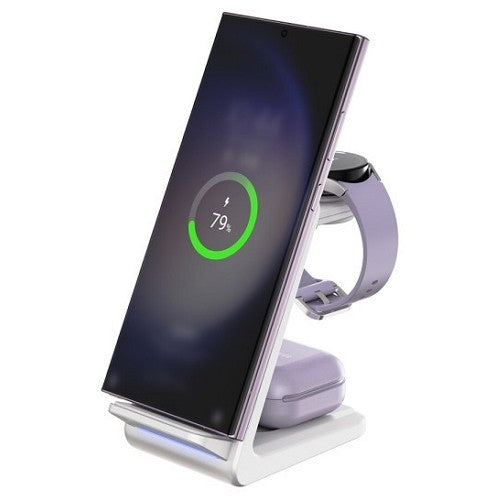 Choetech 4 in 1 Wireless Charger Stand Dock Station Apple Samsung