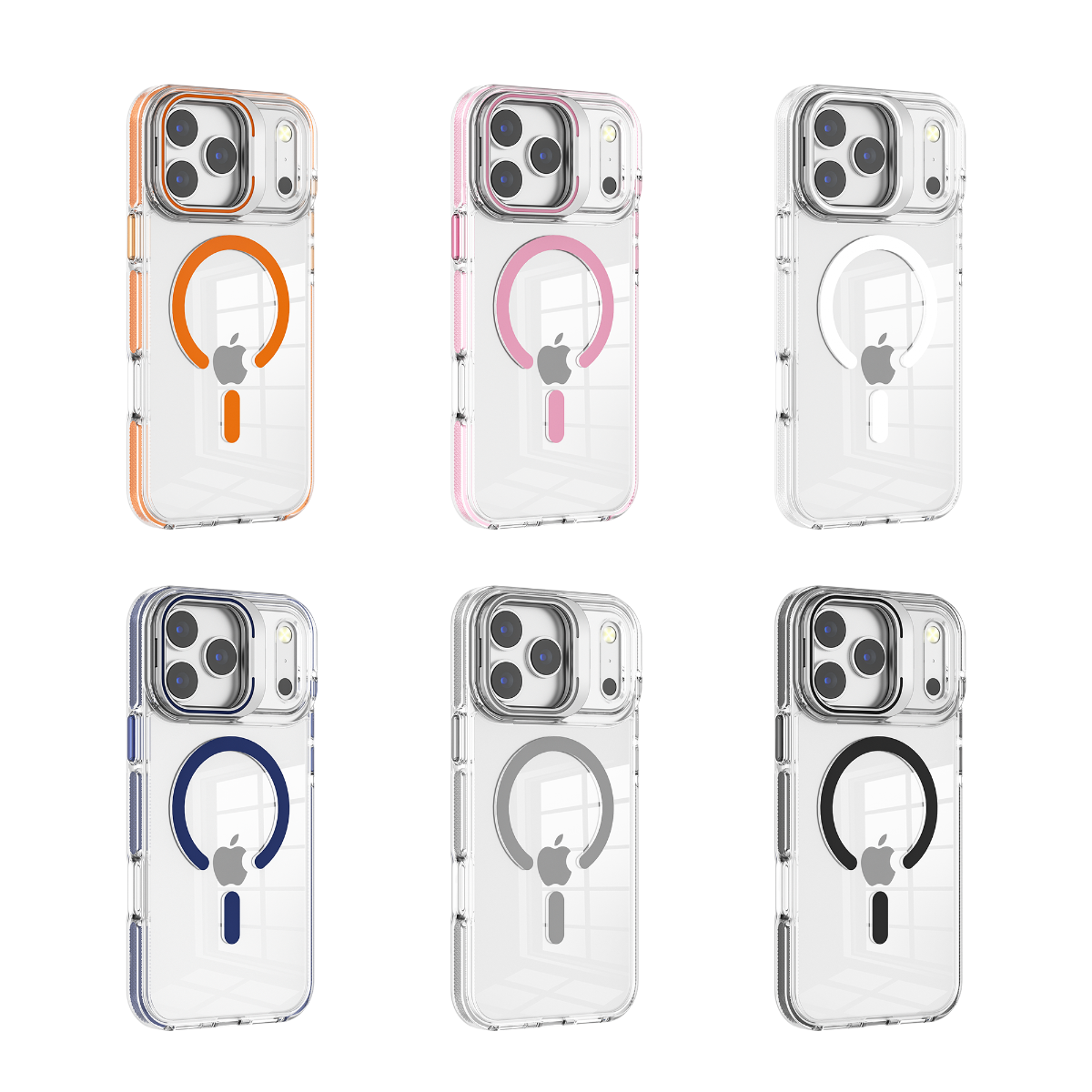 Blacktech iPhone 18 Pro J2 Shock Absorbing Case with Camera Stand MagSafe Magnetic