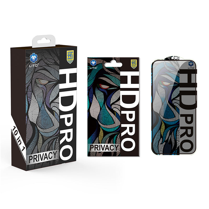 LITO Samsung Galaxy Z Fold 8 10 Pack D15 HD PRO Privacy Full Glass Full Glue-ESD Glue
