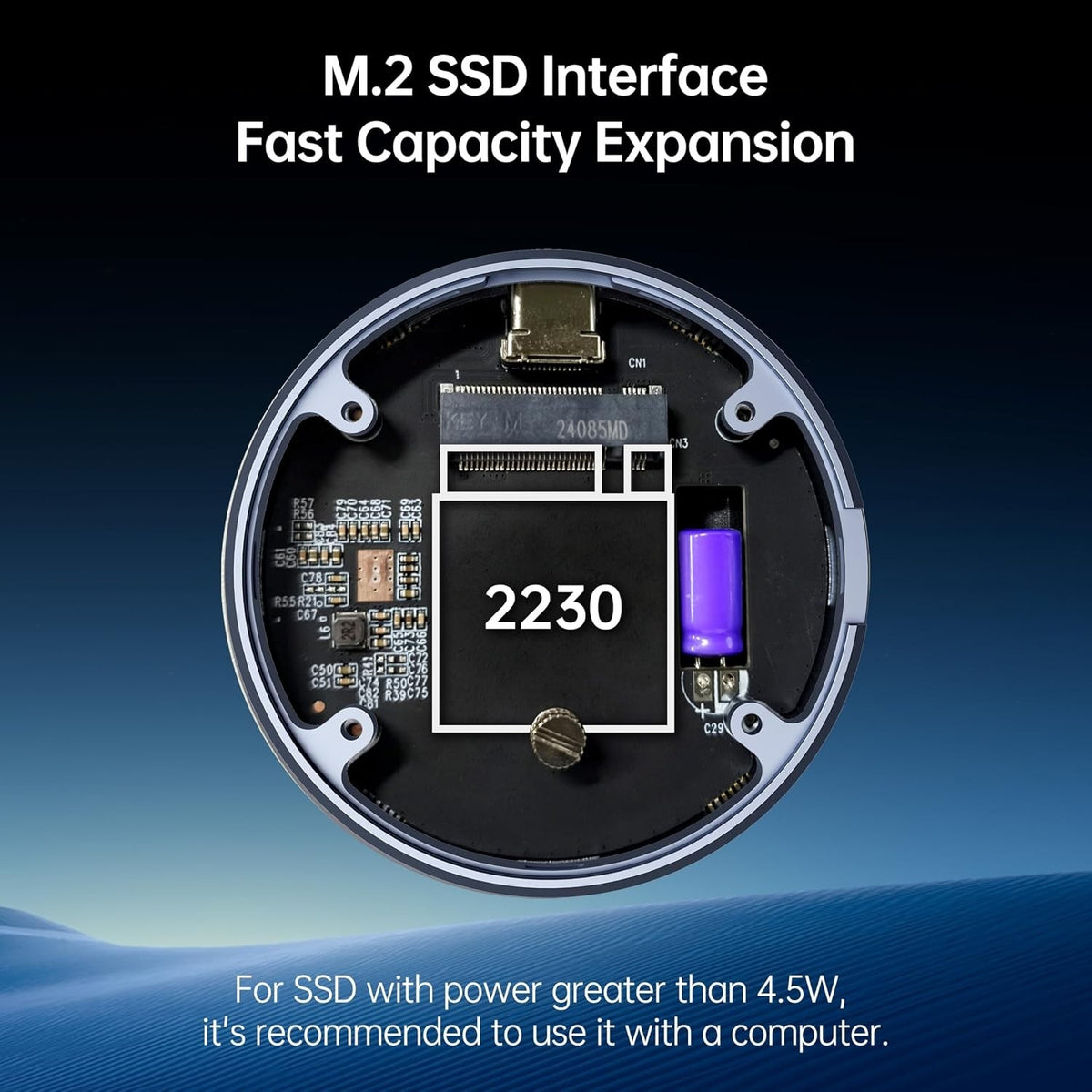 BENFEI Magnetic M.2 SSD Enclosure details