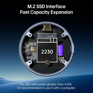 BENFEI Magnetic M.2 SSD Enclosure details