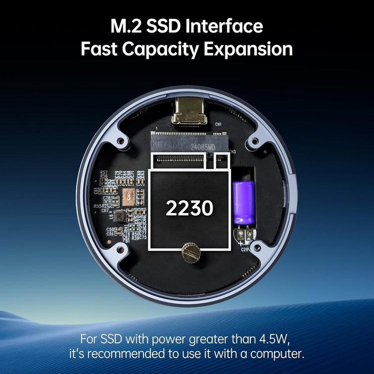 BENFEI Magnetic M.2 SSD Enclosure details