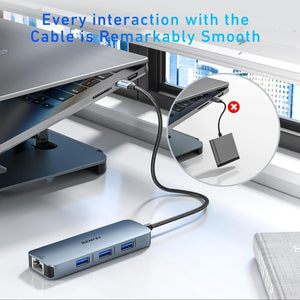 BENFEI 6-in-1 USB-C Hub ports