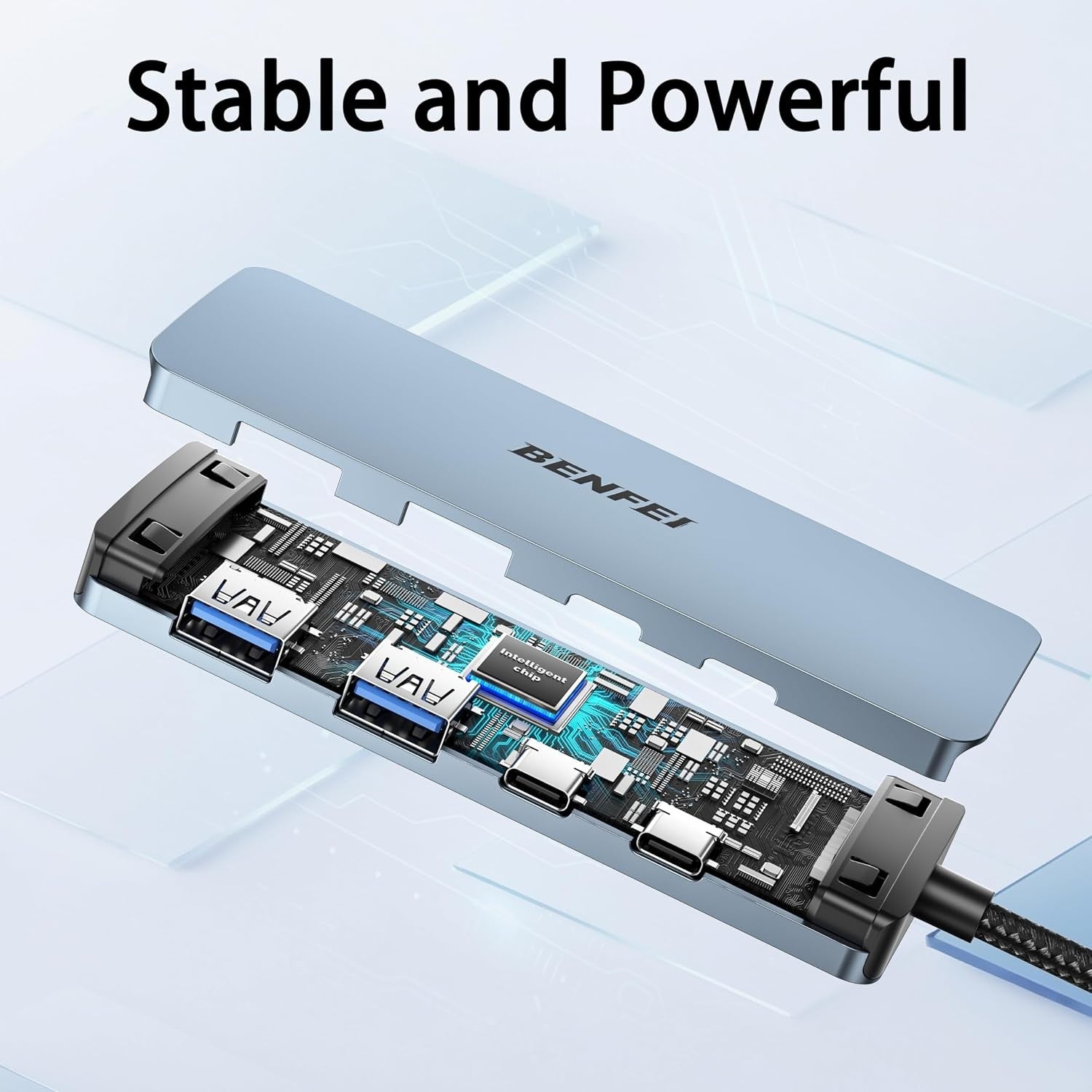 BENFEI 4-Port USB-C Hub details