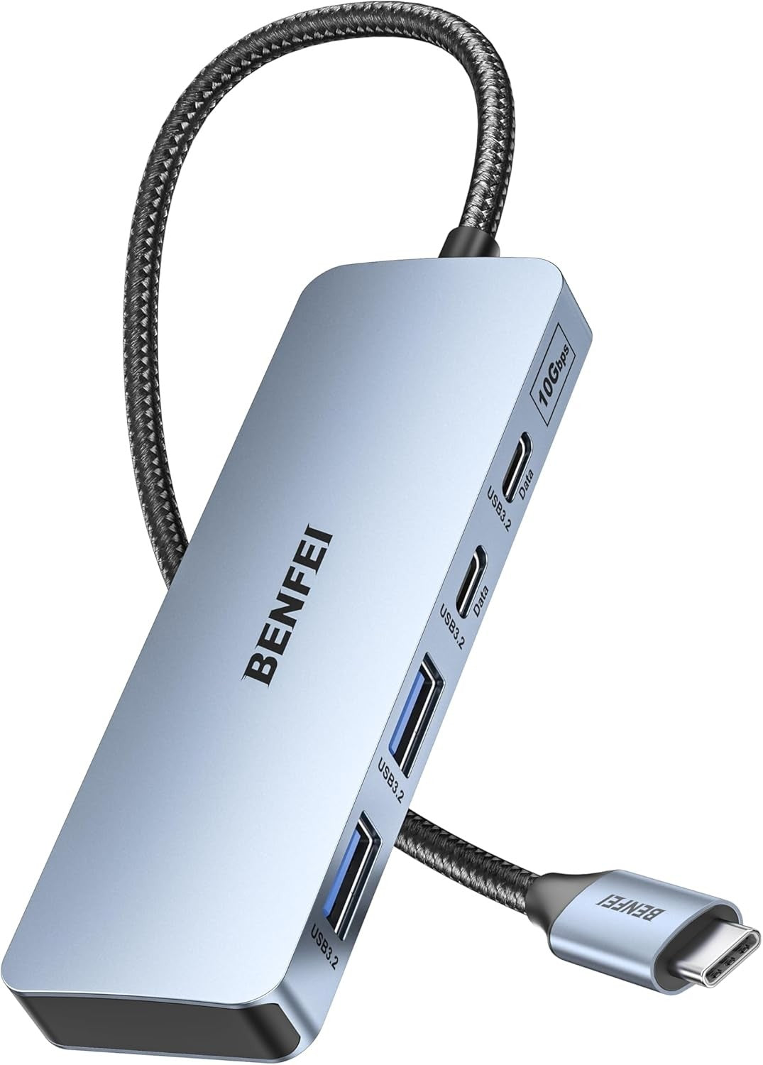 BENFEI 4-Port USB-C Hub 10Gbps with 2 USB-C and 2 USB-A