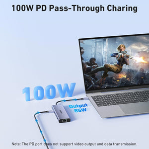 BENFEI 10-in-1 USB-C Hub ports and connections