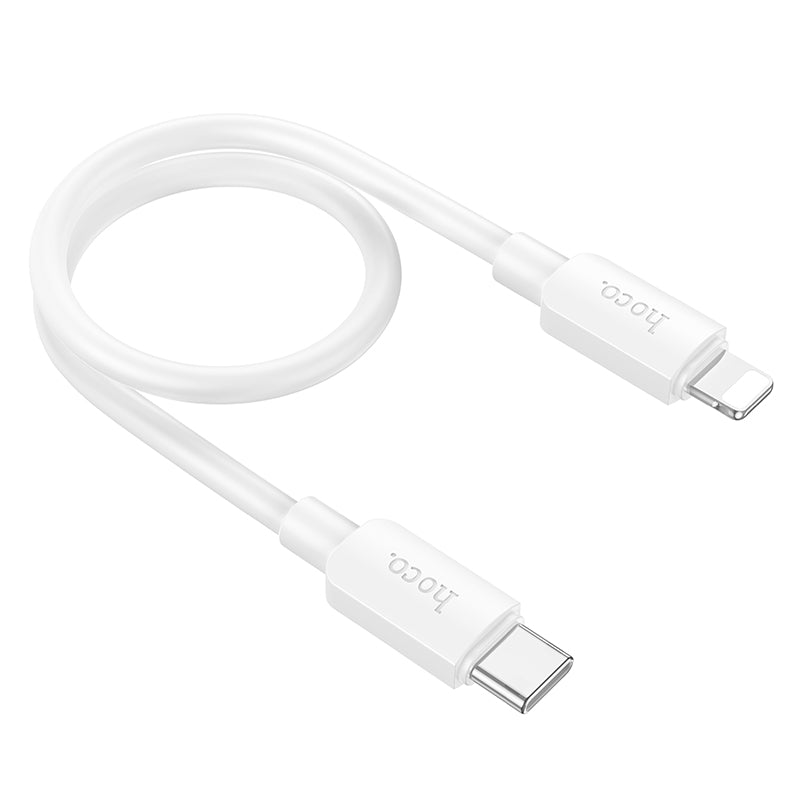 Hoco USB-C to Lightning Cable PD Fast Charging Short Data Cable 25cm X96