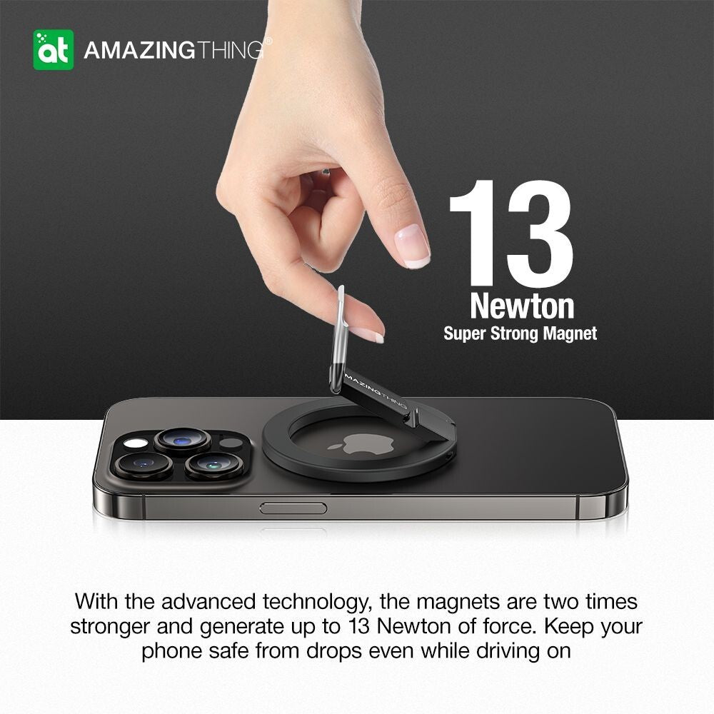 AMAZINGTHING Titan Phone Grip Stand Magsafe Magnetic Ring Aluminium Metal Stand